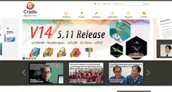 Desktop Screenshot of cradle-cfd.com