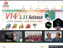 Tablet Screenshot of cradle-cfd.com